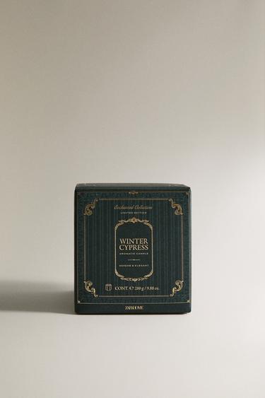 (280 G) WINTER CYPRESS SCENTED CANDLE - whisky by Zara - Image 3