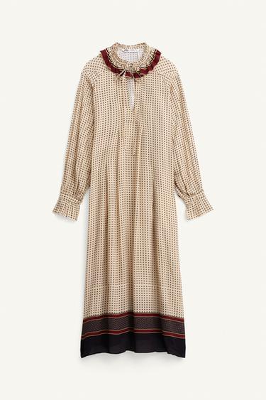 Zara LIMITED EDITION LONG PRINT DRESS - Printed