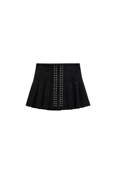 MINI SKIRT WITH RINGS