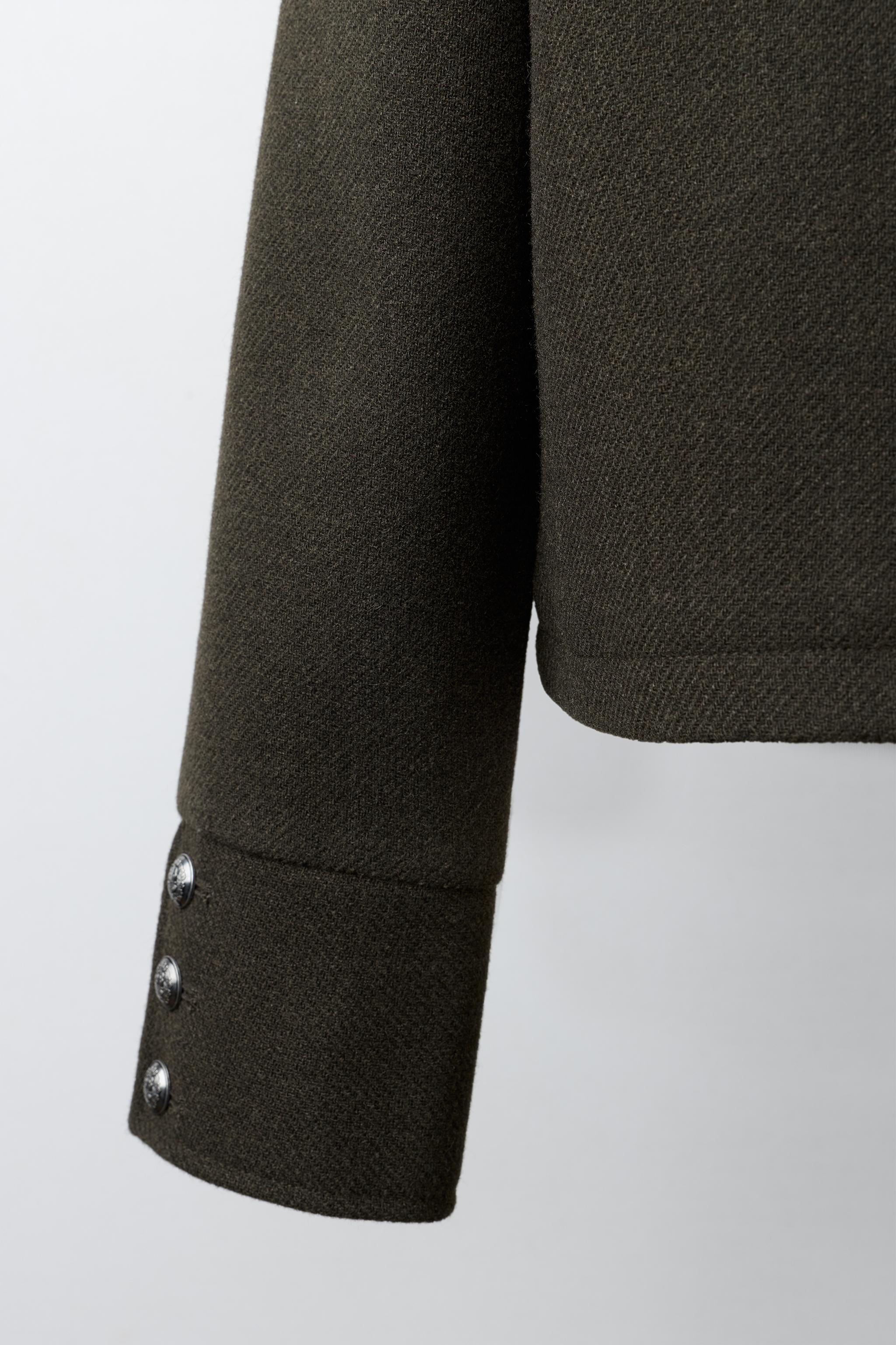 Детские куртки Zara BUTTONED WOOL-BLEND JACKET — фото 6