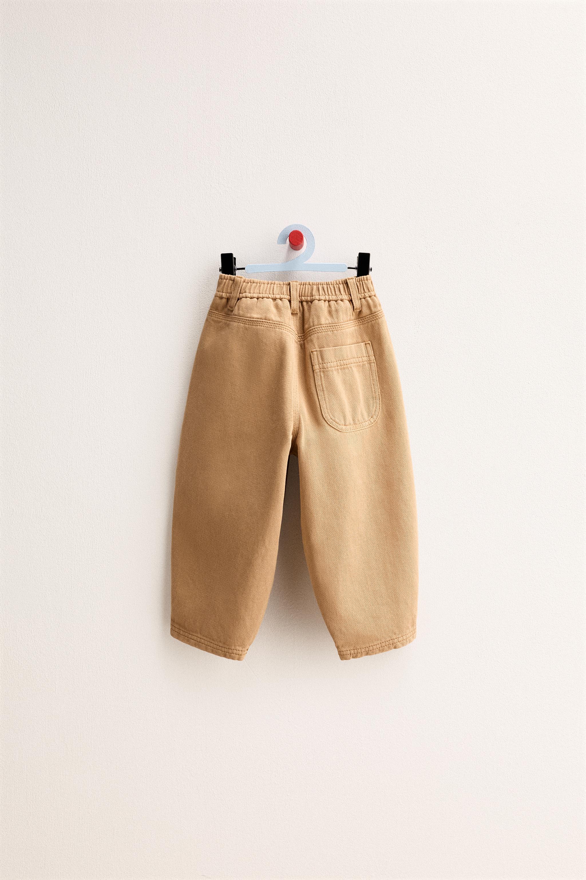 ZARA TIMELESS - PANTALON SERGÉ BALLON