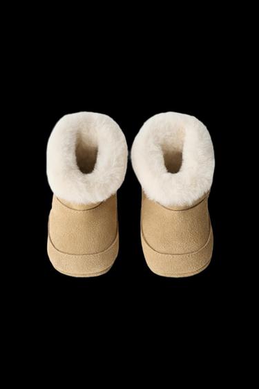 GEFÜTTERTER STIEFEL - Braun von Zara
