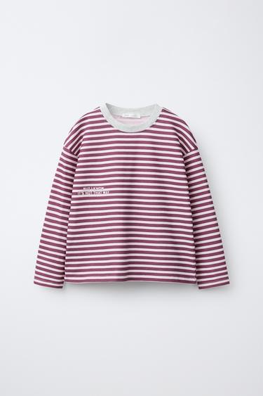 6-14 ANS/ PYJAMA IMPRIMÉ À RAYURES - Rose de Zara - Image 1