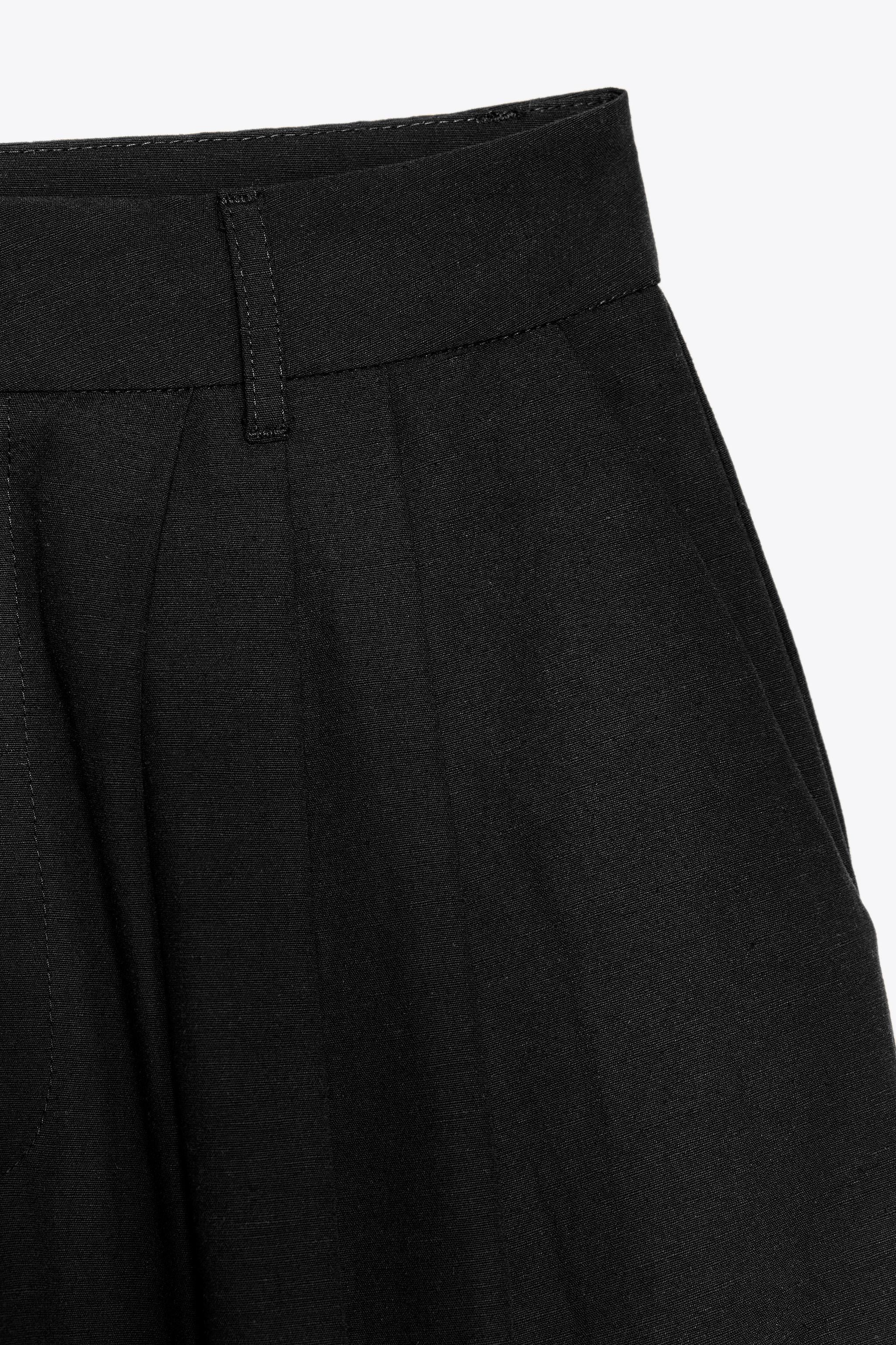 DOUBLE PLEAT PANTS - Black | ZARA United States DOUBLE PLEAT PANTS - Black | ZARA United States