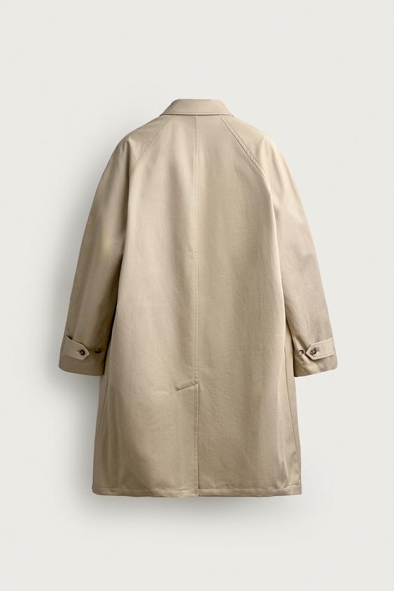 TRENCH LONG RELAXED FIT - Beige de Zara - Image 7