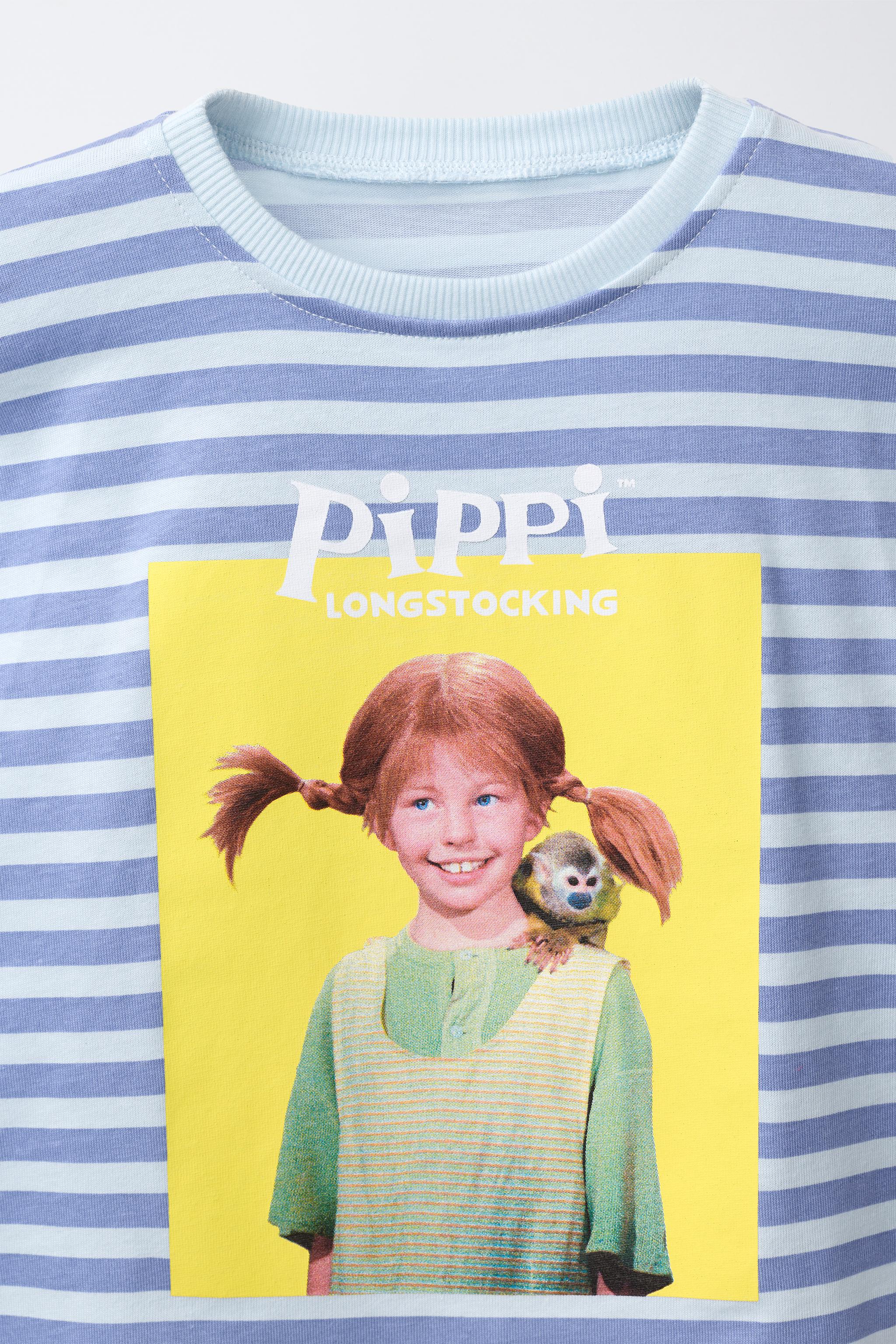 PIPPI LONGSTOCKING © ASTRID LINDGREN COMPANY STRIPED T-SHIRT