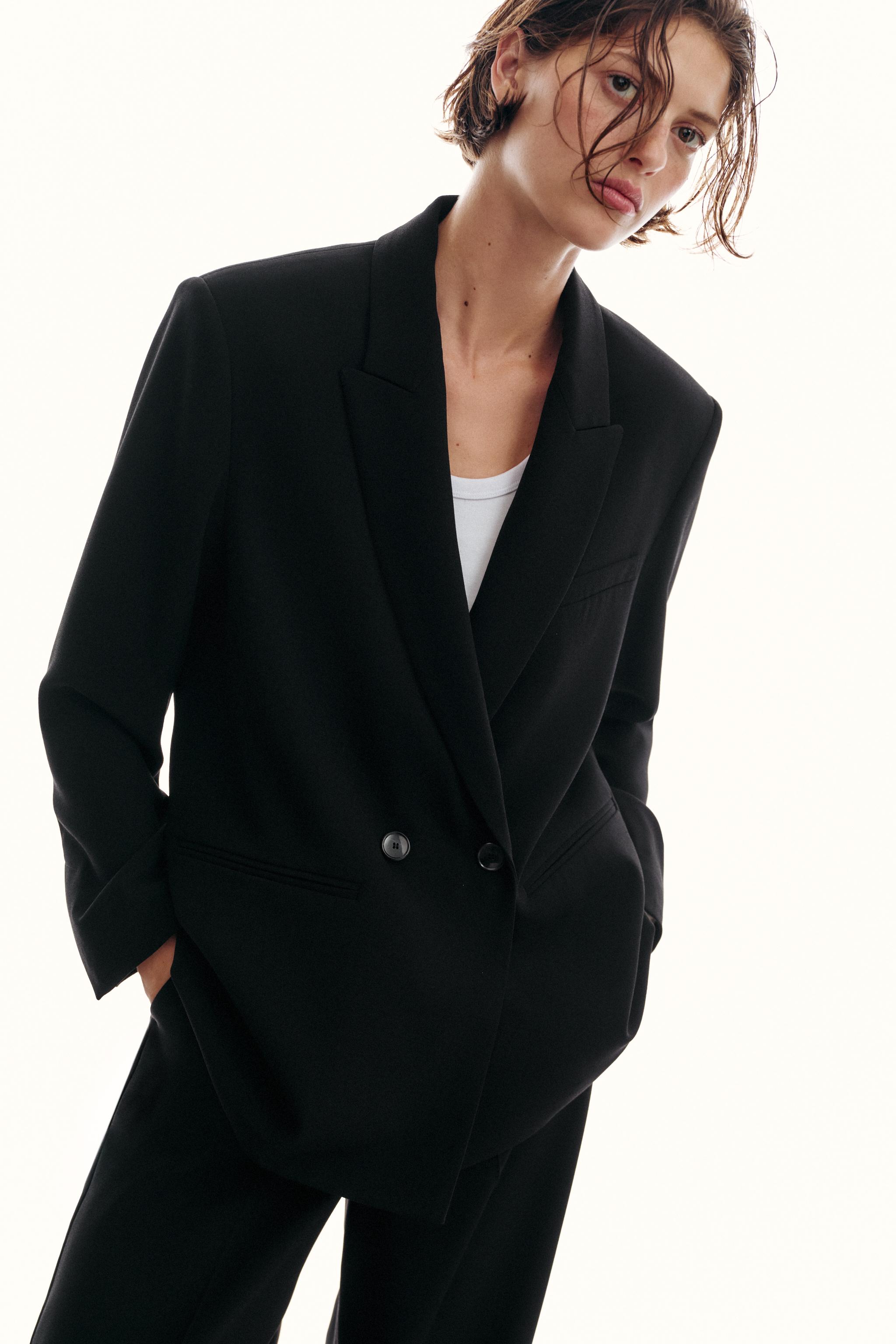 OVERSIZED DOUBLE BREASTED BLAZER