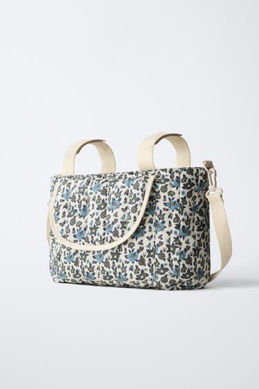 FLORAL PRAM BAG - Blue by Zara - Image 1