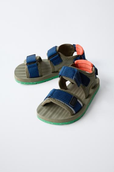 COLOURED TECHNICAL SANDALS - Khaki Green by Zara - Image 2