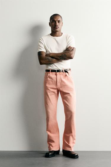 FLARE FIT JEANS - Pink by Zara - Image 0