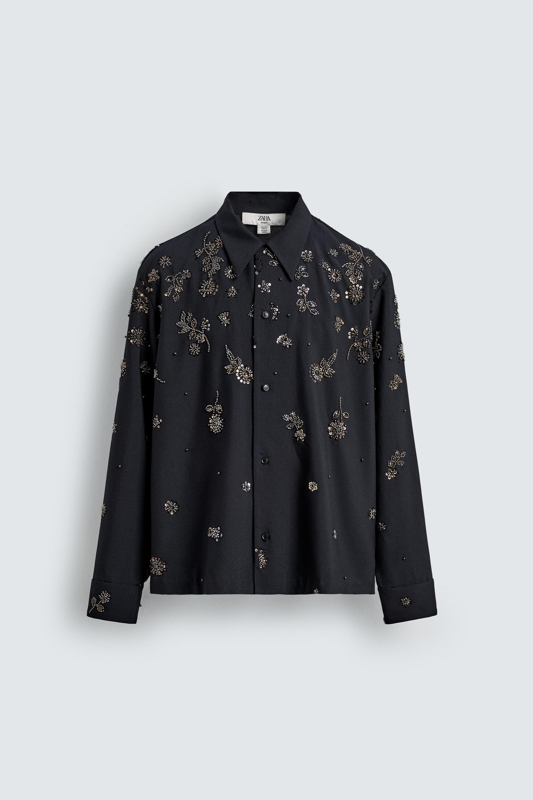 CHEMISE FLUIDE À PAILLETTES ÉDITION LIMITÉE