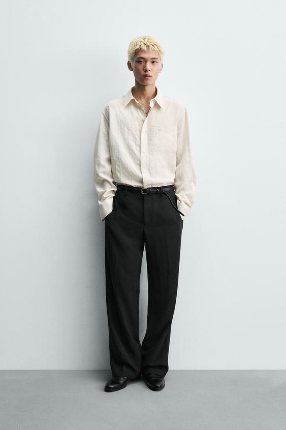STRIPED JACQUARD SHIRT from Zara - $99.90
