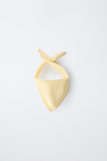 STRIPED BANDANA - Yellow by Zara - Image 2