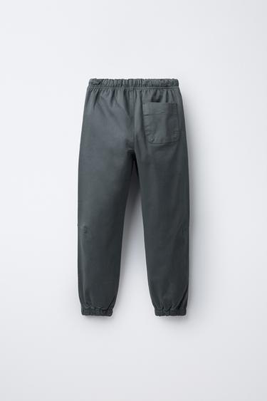 BASIC JOGGER TROUSERS - Blue by Zara - Image 1