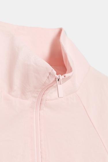 VESTE COURTE FLUIDE - Rose craie de Zara - Image 7