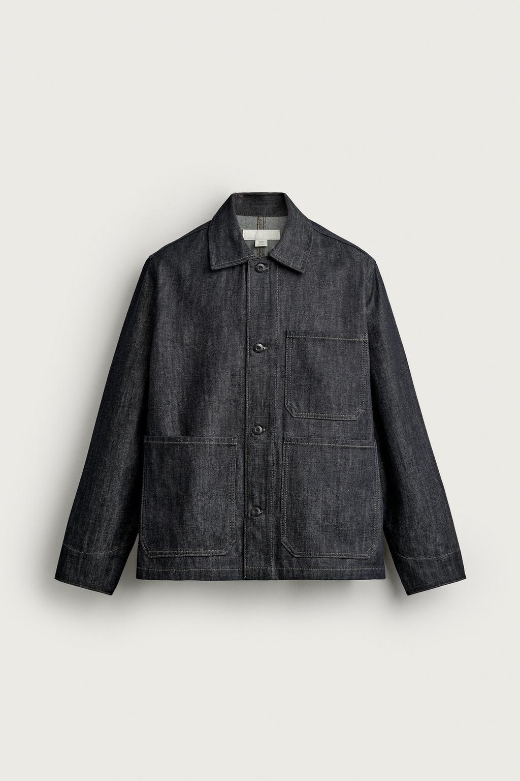 POCKET DENIM OVERSHIRT