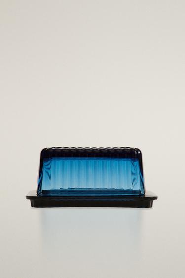 BUTTERDOSE AUS GLAS - Blau von Zara