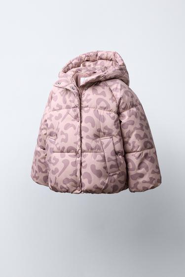 MANTEAU IMPRIMÉ ANIMAL DÉPERLANT - Rose de Zara - Image 1