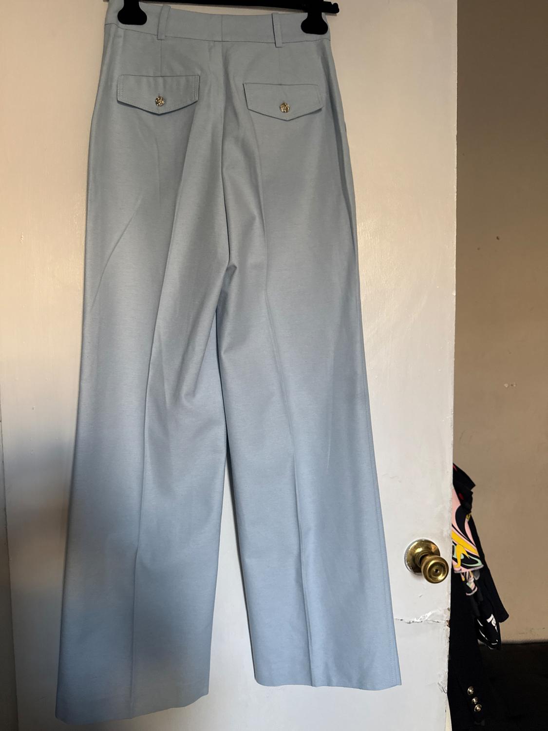 STRAIGHT LEG PANTS WITH METAL BUTTON - Image 2