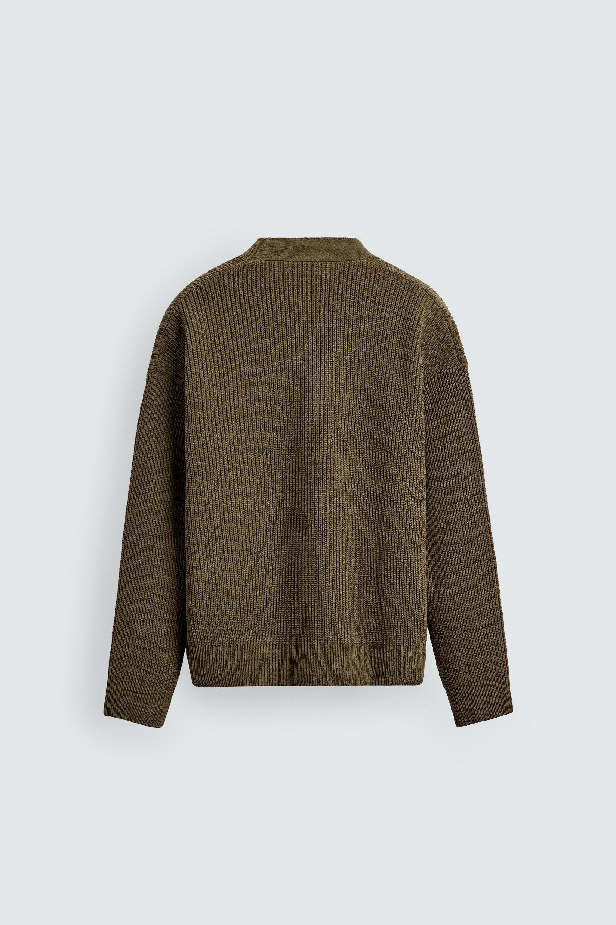 CARDIGAN RELAXED FIT STRUCTURÉ