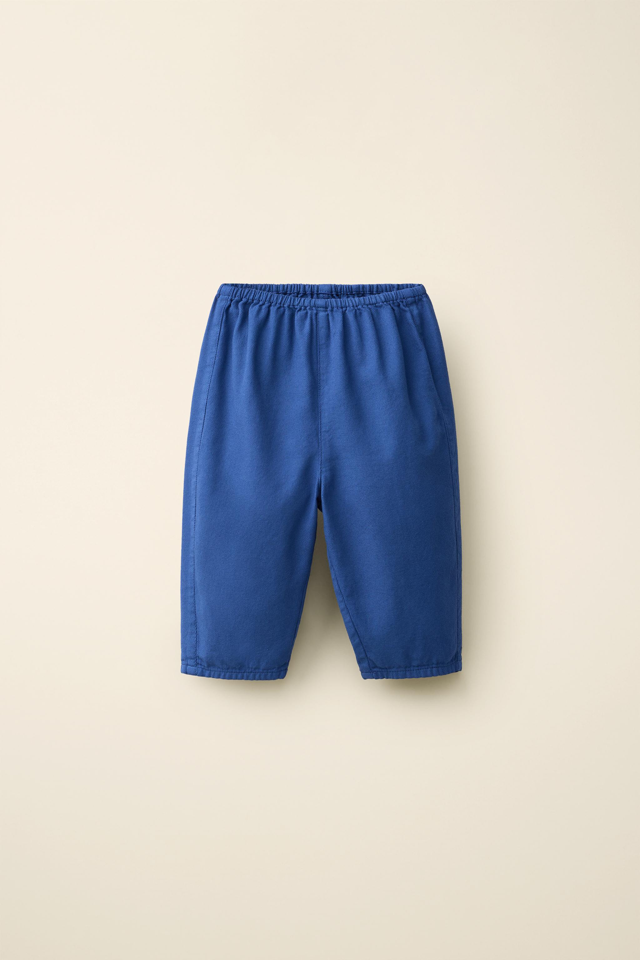 CANVAS PANTS CREATED BY CARAMEL LONDON X ZARA — Bluish