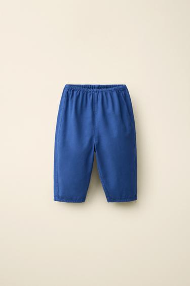 CANVAS TROUSERS CREATED BY CARAMEL LONDON X ZARA - Bluish by Zara