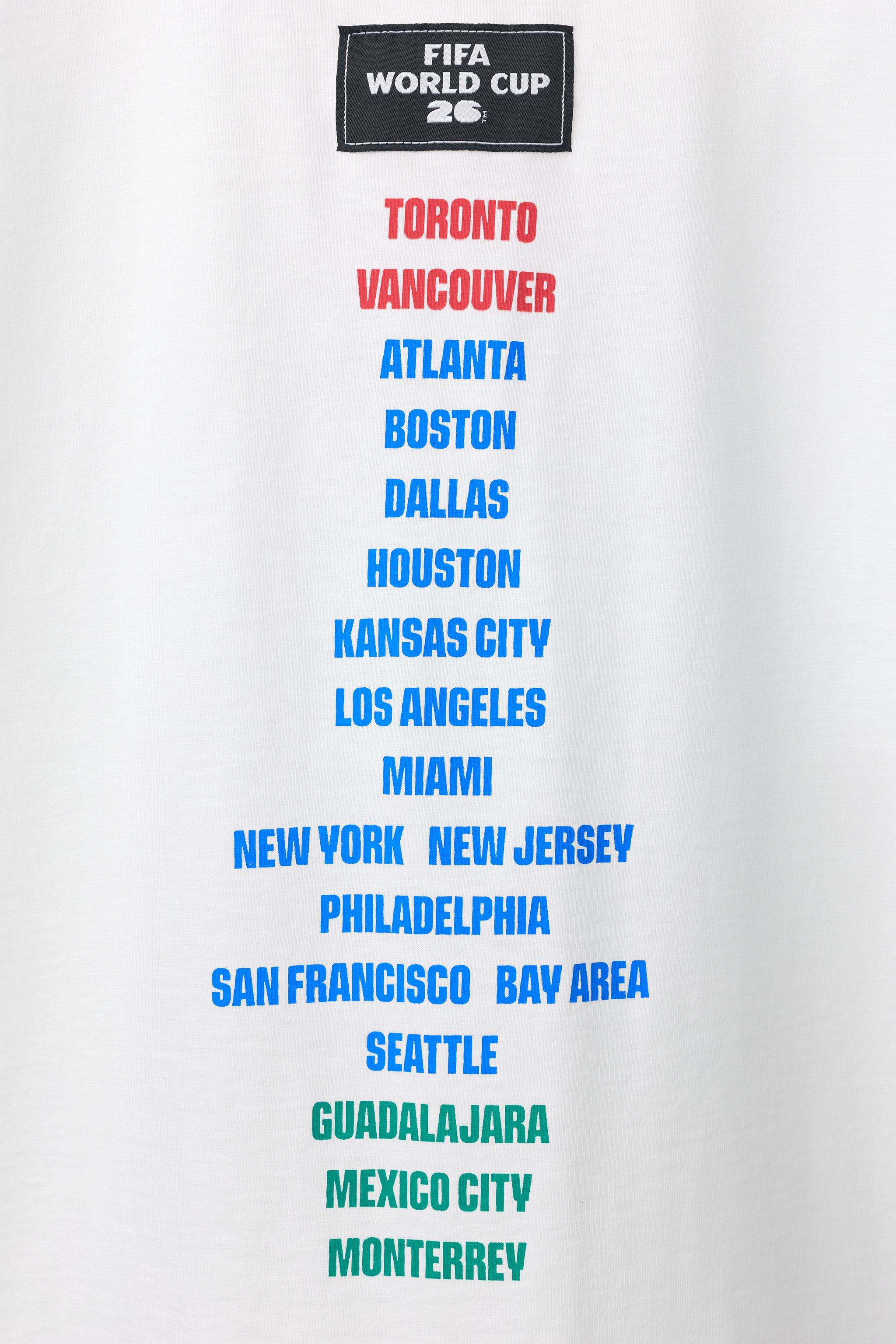 Детские футболки Zara FIFA WORLD CUP ™ 2026 T-SHIRT — фото 5
