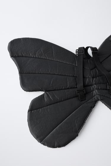 SEQUINNED BUTTERFLY FANCY DRESS WINGS - Black by Zara - Image 2