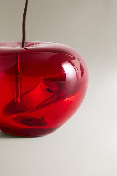 CERISE DÉCORATIVES VERRE (LOT DE 3) - Rouge de Zara - Image 4