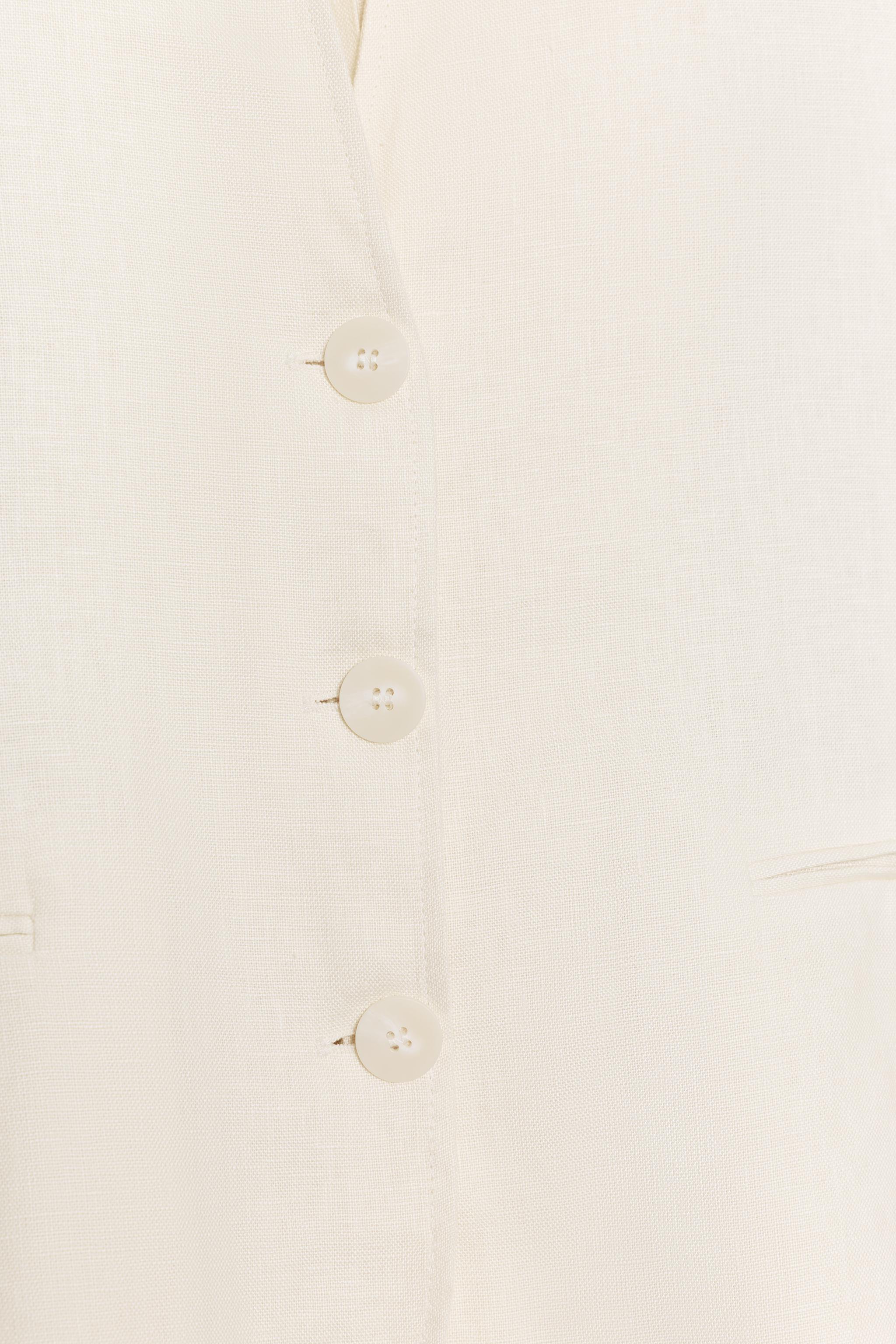 Женские пиджаки Zara ZW COLLECTION 100% LINEN BLAZER — фото 8