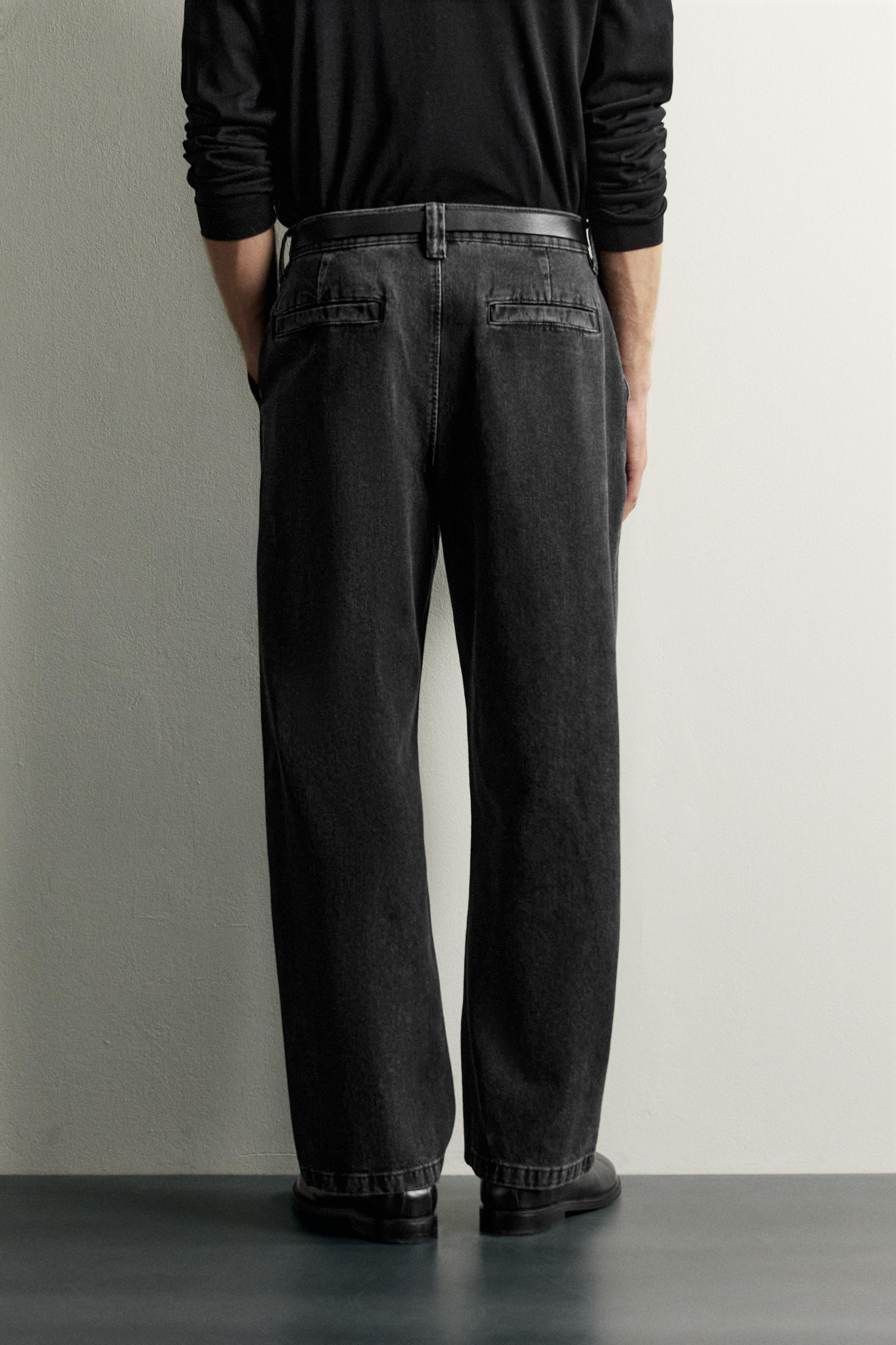 PANTALON CHINO RELAXED FIT À PLIS
