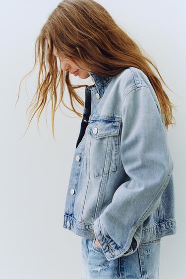 BASIC DENIM JACKET - Blue by Zara