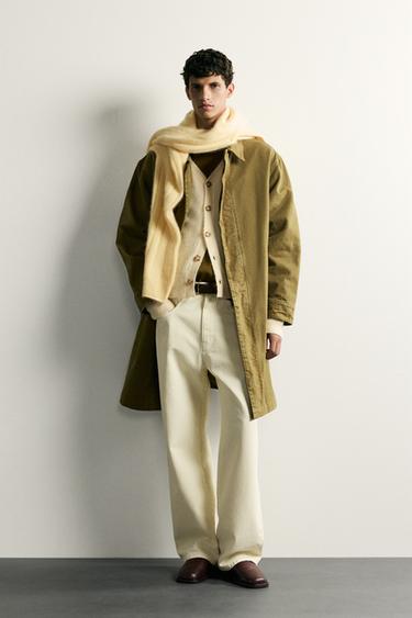 PARKA DENIM RELAXED FIT - Aceite de Zara - Imagen 0