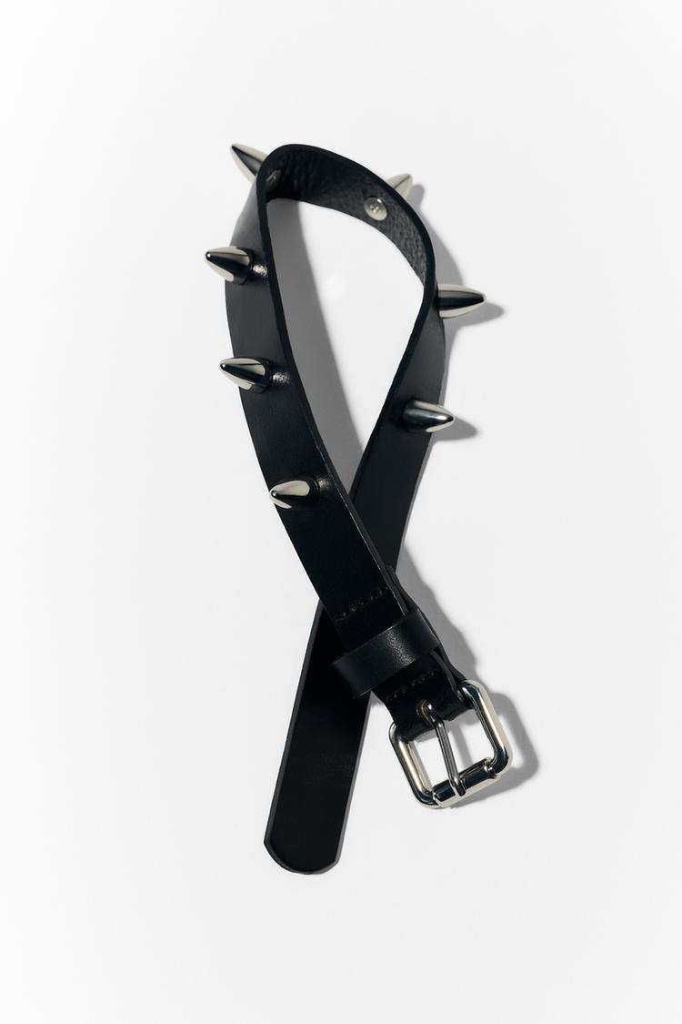 Collar choker 100 piel tachas cats