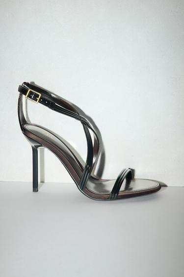 HIGH-HEEL SANDALS - Black by Zara