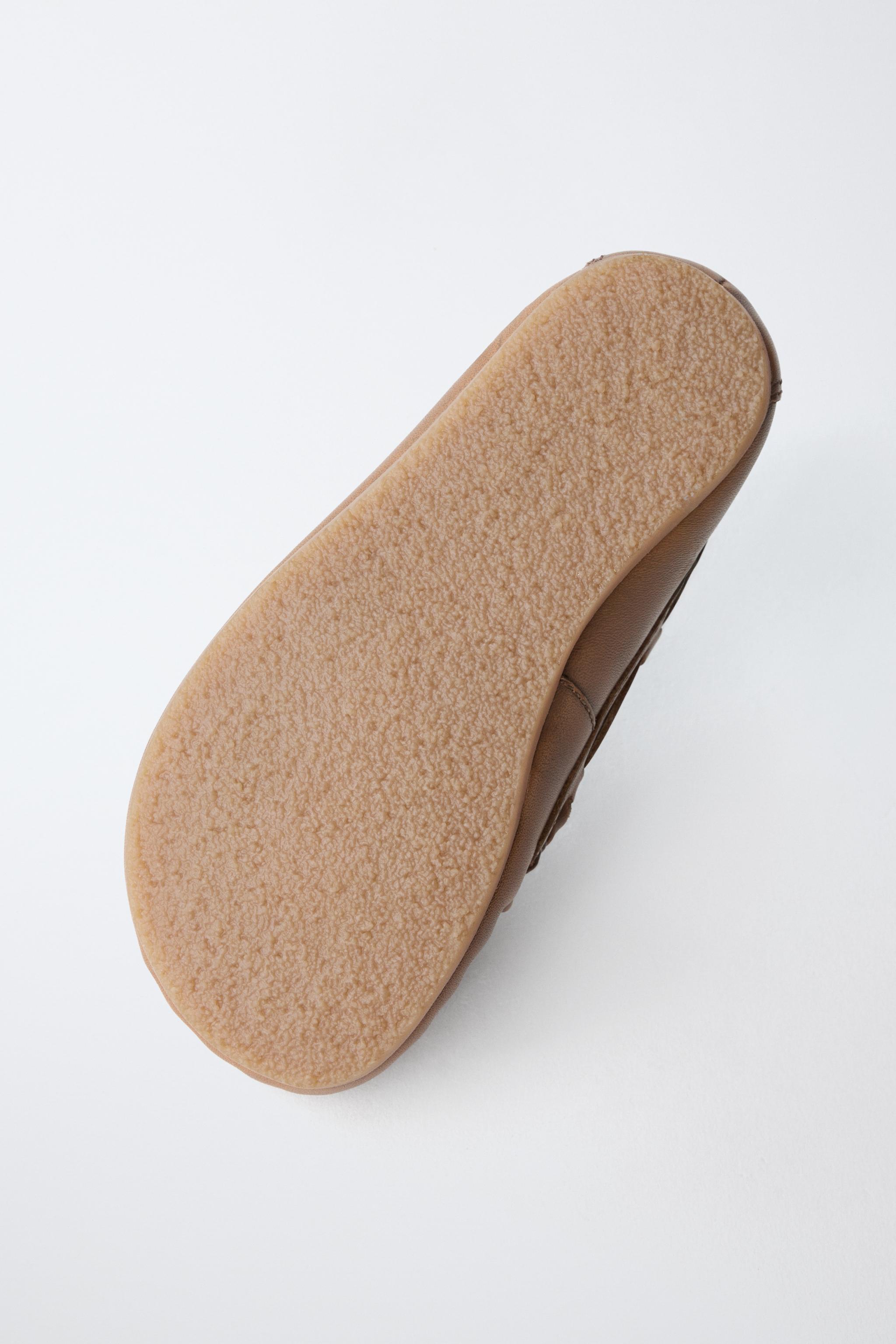 MOCASSINS À NŒUD EN CUIR