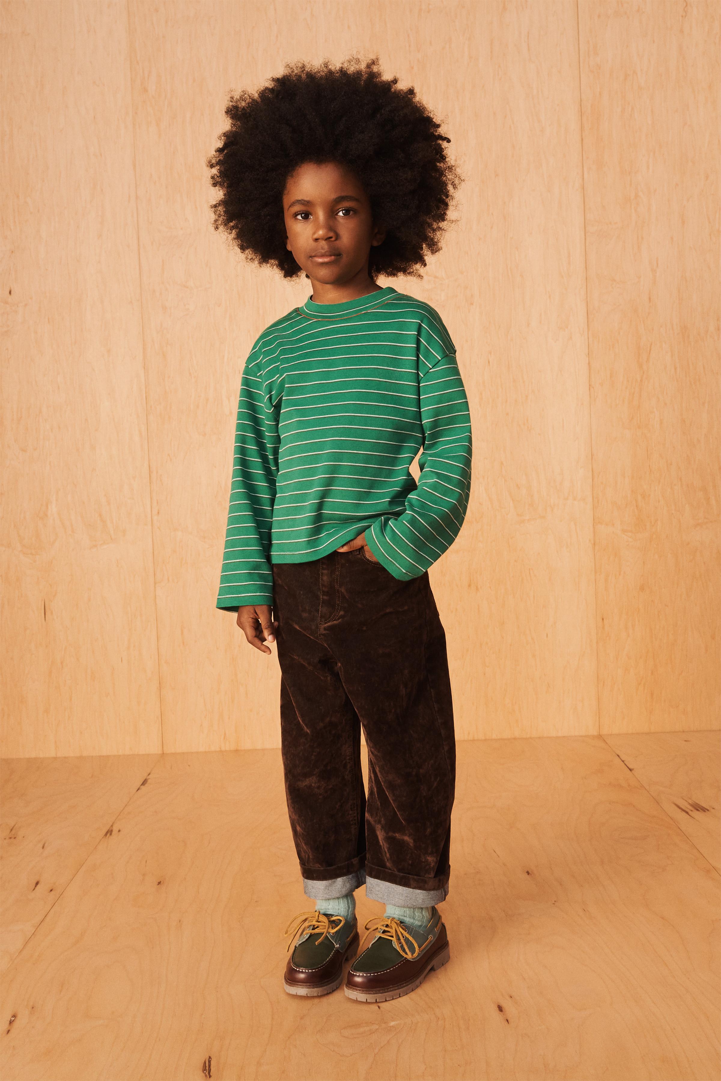 LIMITED EDITION STRIPED TOPSTITCH T-SHIRT