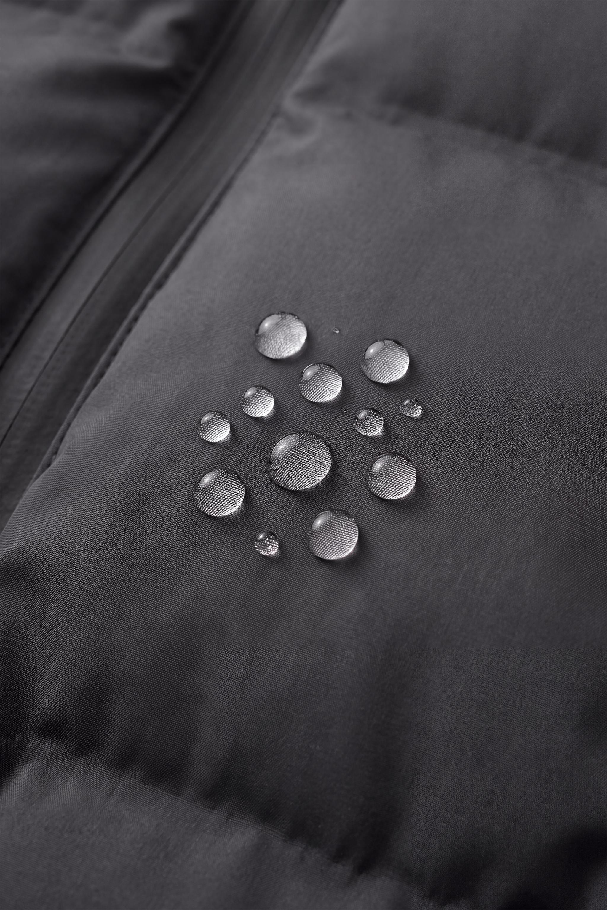 WATER-REPELLENT HOODIE PUFFER COAT