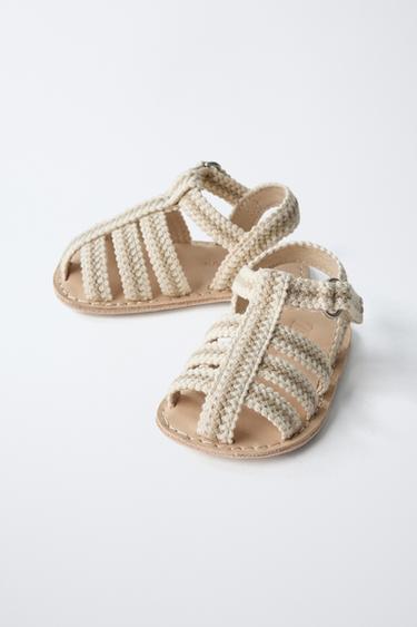 SANDALES PÊCHEUR PLAGE SOFT EN COTON - Blanc écru de Zara - Image 2
