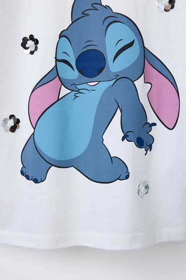 LILO STITCH © DISNEY SEQUIN T-SHIRT - White by Zara - Image 3