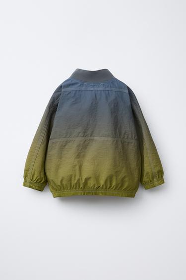 LIGHTWEIGHT LOGO RAINCOAT - Green by Zara - Image 1