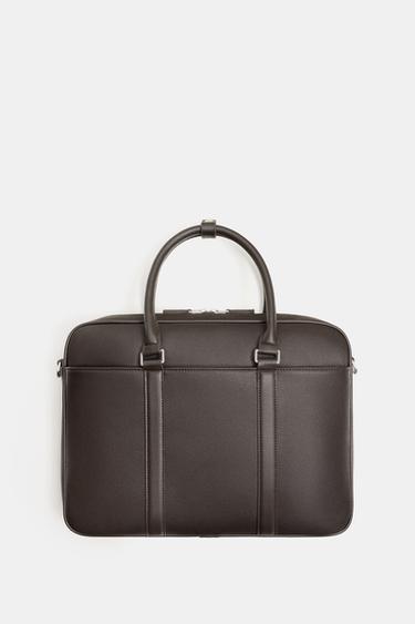 MALLETTE TEXTURÉE - Marron de Zara