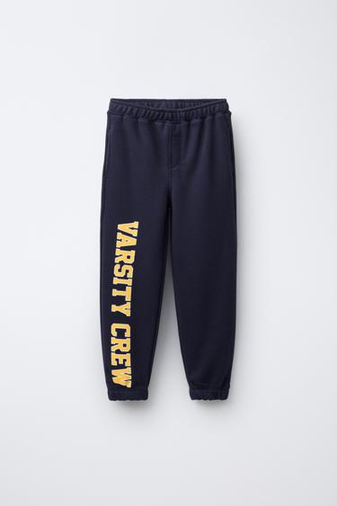 VARSITY JOGGING TROUSERS - Navy blue by Zara - Image 0