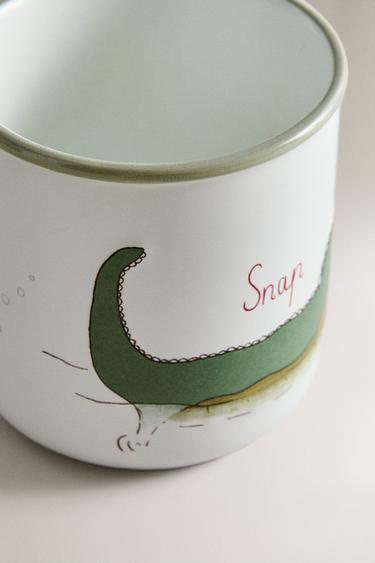 CHILDREN'S CERAMIC CROCODILE MUG - Multicoloured by Zara - Image 3