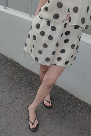 KITTEN-HEEL SANDALS - Black by Zara