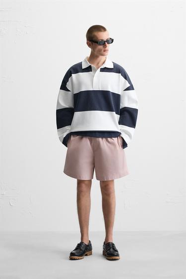 RELAXED FIT BERMUDA - Roze van Zara - Afbeelding 0