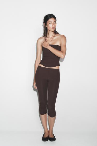 Zara BANDEAU TOP - Chocolate
