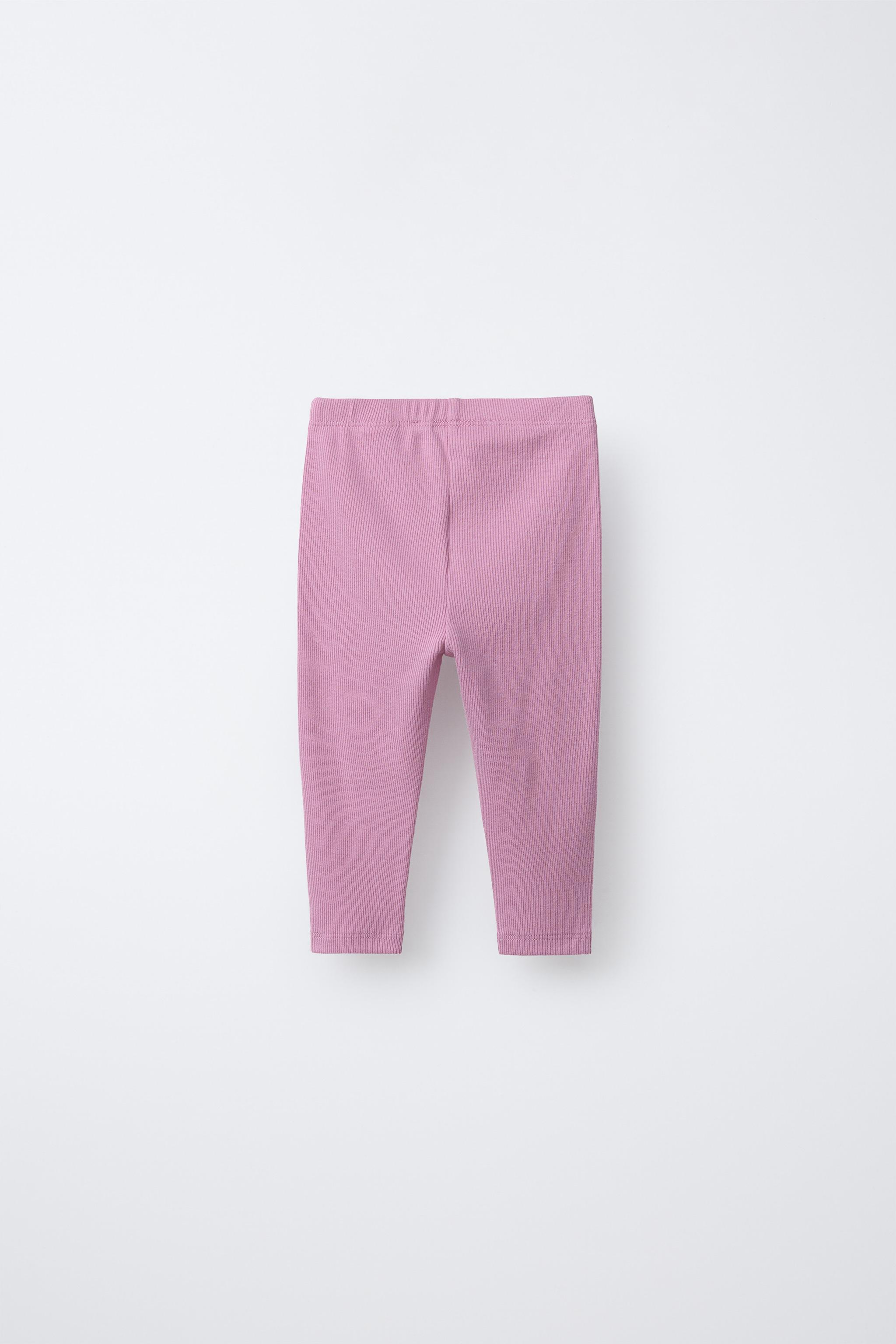 TWO-PACK OF HEART AND PLAIN LEGGINGS