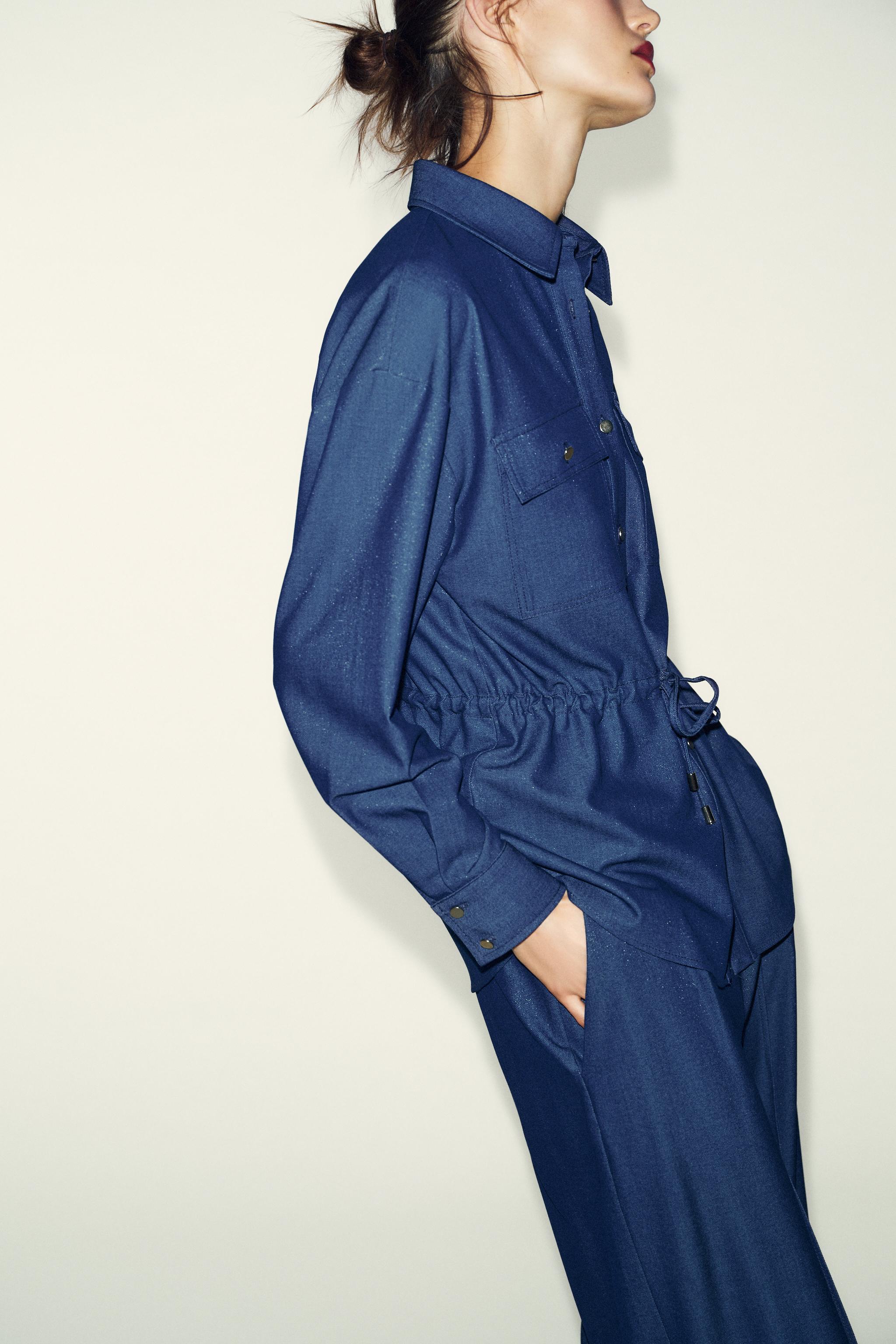 DRAWSTRING SAFARI SHIRT