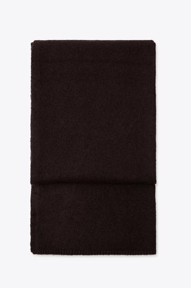 ÉCHARPE BASIQUE - Chocolat de Zara - Image 0